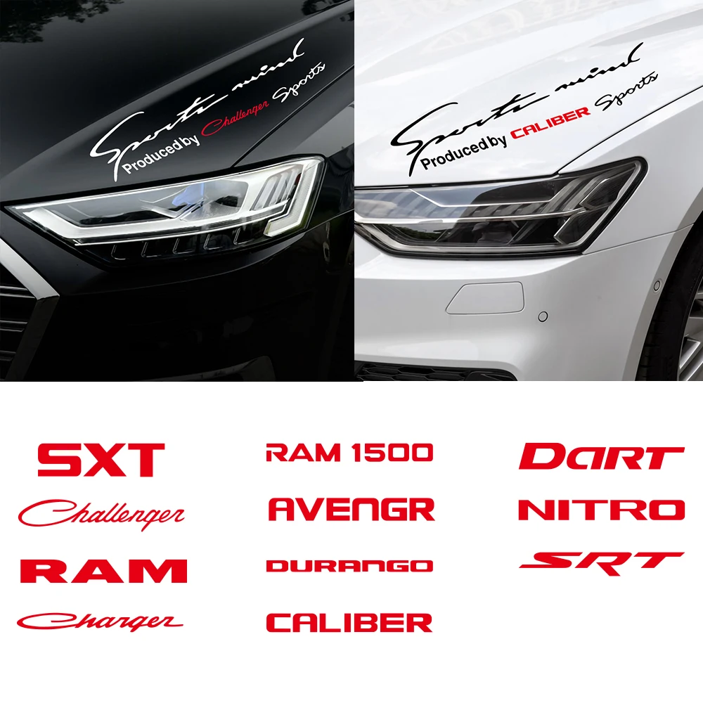 

Creative Car Lamp Headlight Eyebrow Trim Sticker for Dodge SXT Caliber Durango Challenger Avengr Charger Dart Nitro SRT RAM 1500
