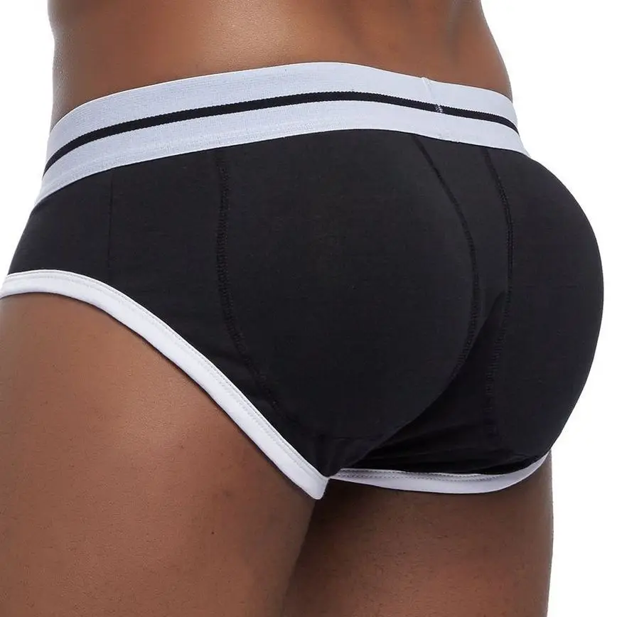 1 Pair/lot Lifter Pad Hip-up Buttocks Super Soft Fake Ass Padding Sexy Men Underwear Push Up Boxershorts Panty | Мужская одежда