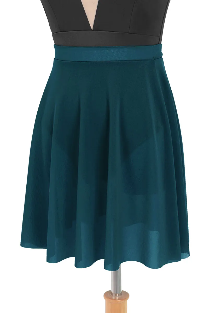 Ballet Skirt Women Adult Mesh Wrap Skirt Ballet Tutu Skate Skirt Elastic Ballerina юбка Gymnastics Training Dance Wear 5 Colours