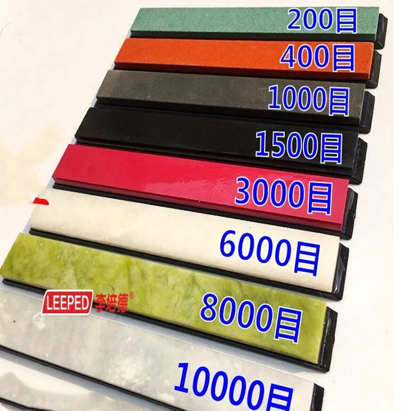 6 шт. шлифовальный камень кухонный станок брусок с фиксированным углом нож для