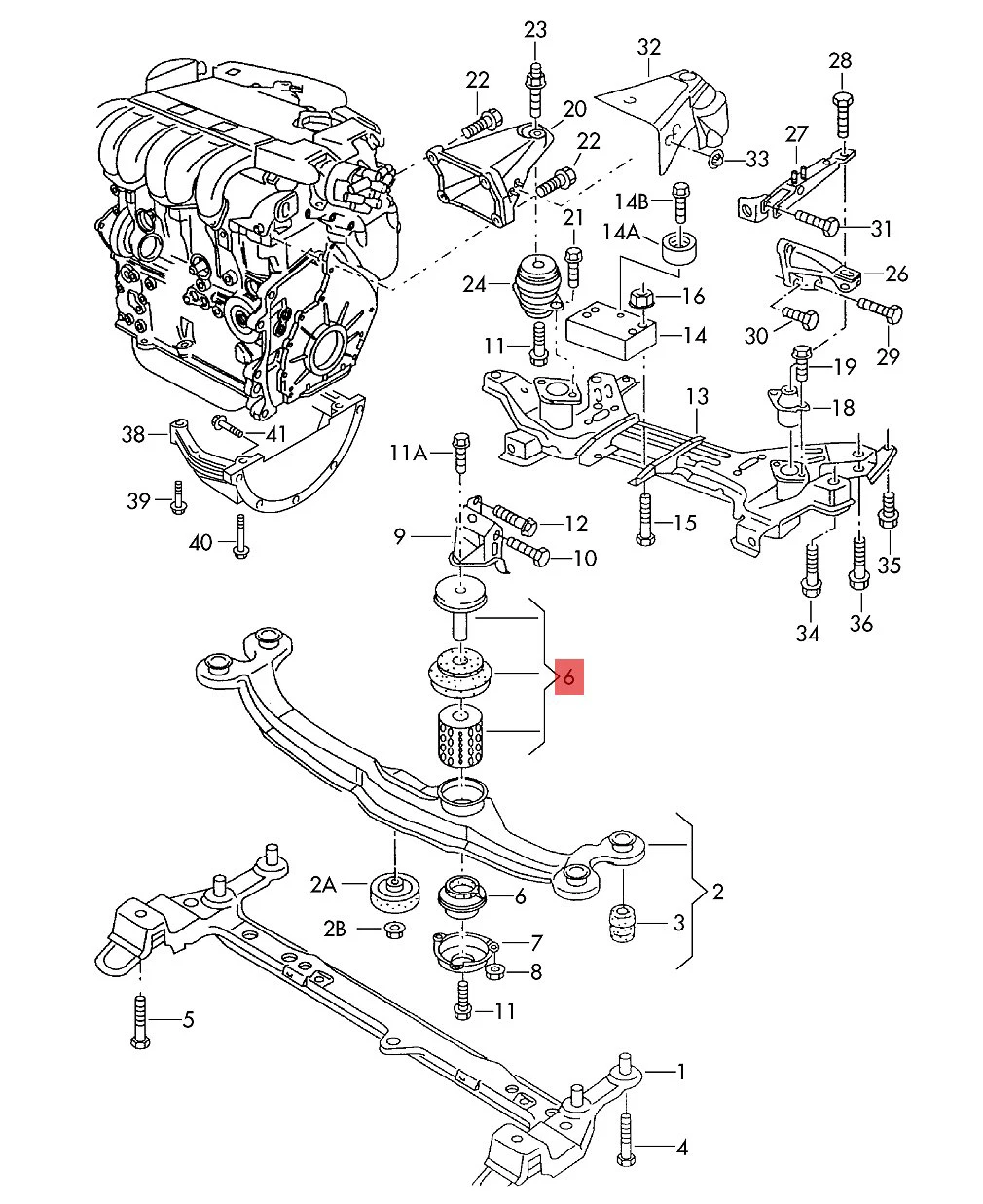 

Baofeng Engine Mounts Rubber Pier 357199609=1H0199609K=1H0199609D For VW Golf III Passat Jetta III Corrado