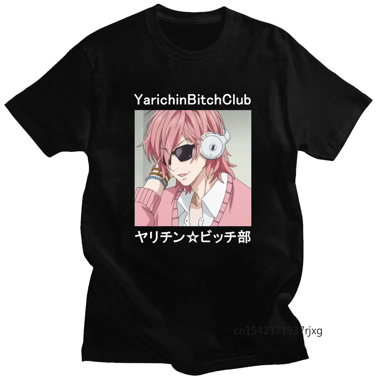 

2021 Hot Sale Yarichin Club Ayato Yuri Printed Oversized T-Shirts Casual Daily Wear Comfortable Fashion Summer O-neck Streetwear