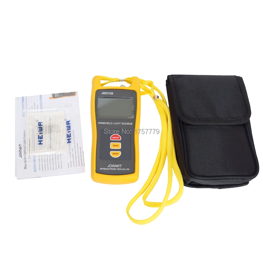 Ручной Высокоточный оптический измеритель мощности JW3208A + источник светильник