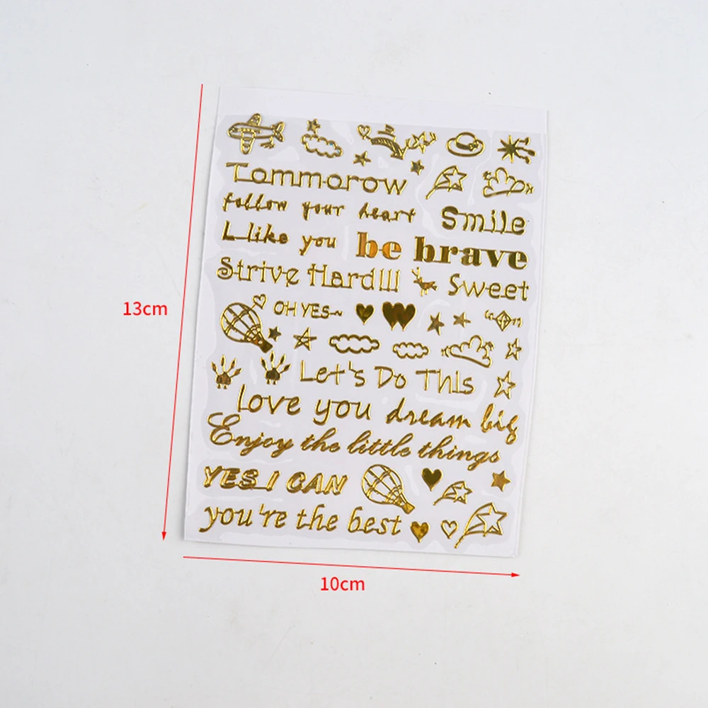 Шпилька для волос полимерная форма блестящий золотой лист брикет инструменты