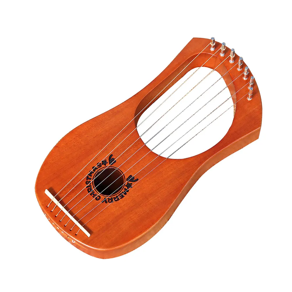 Инструмент для детей 7-String деревянные развлечения из красного дерева легкий подарок компактный музыкальный Профессиональный Lyre ксилофон