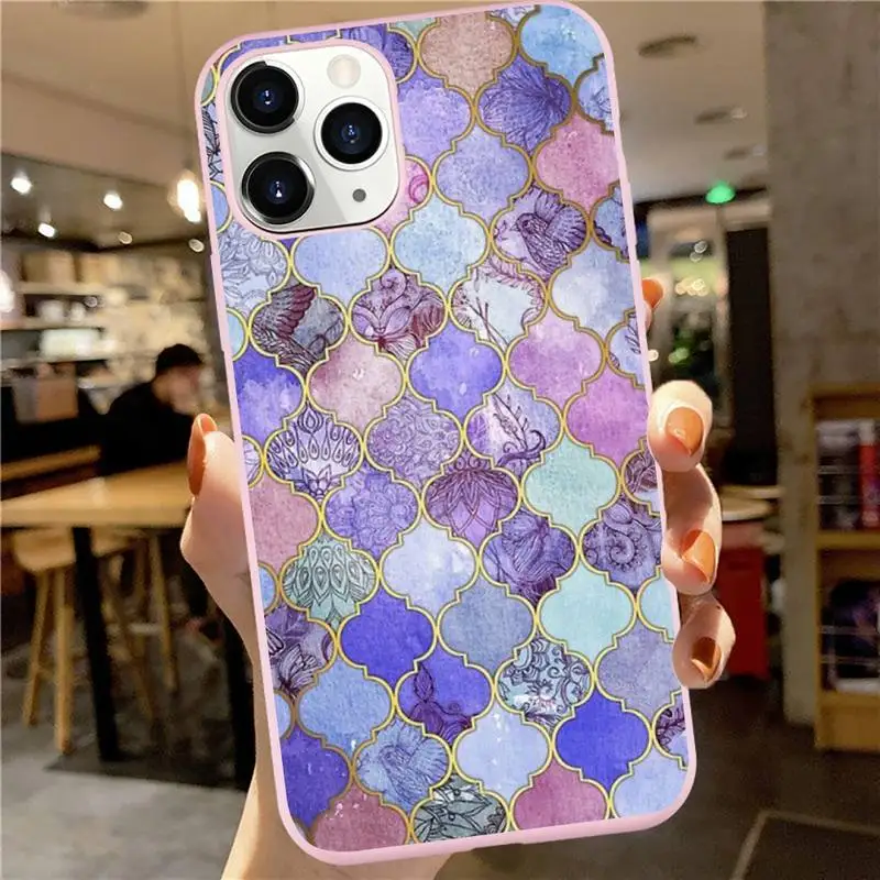 

Cute summer fruits Phone Case Pink Candy Color for iPhone 6 7 8 11 12 s mini pro X XS XR MAX Plus