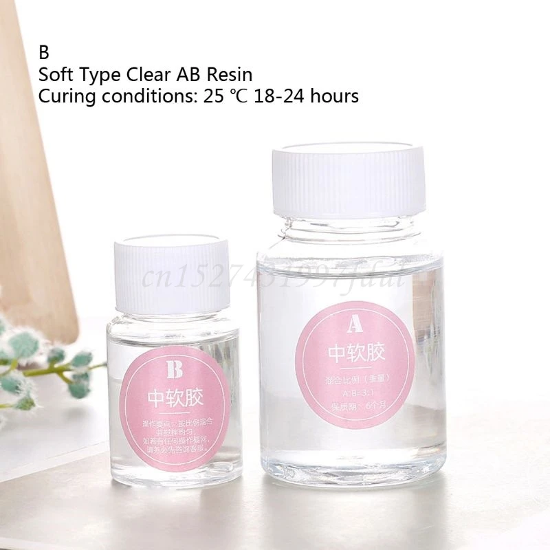 

Clear Resin Epoxy Mold 3:1 AB Crystal Glue Epoxy Resin Fasting Curing Jewelry