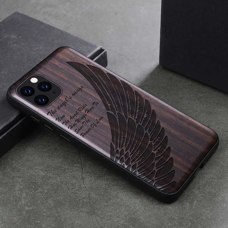 Чехол Dark Wood Xr для iPhone 11 Pro Max роскошный деревянный противоударный чехол 7 8 Plus X Xs