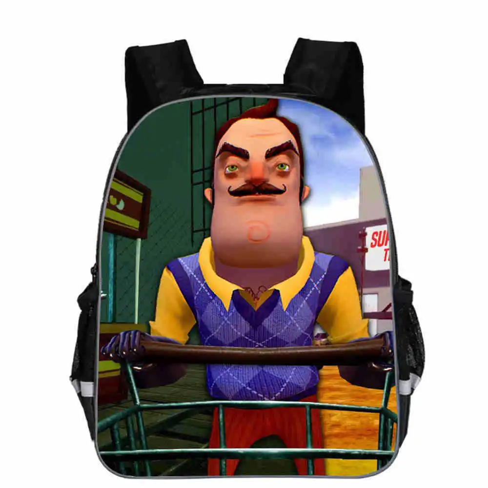 11/16 дюймов Рюкзак Hello Neighbor сумка Детские школьные сумки новая известная служба