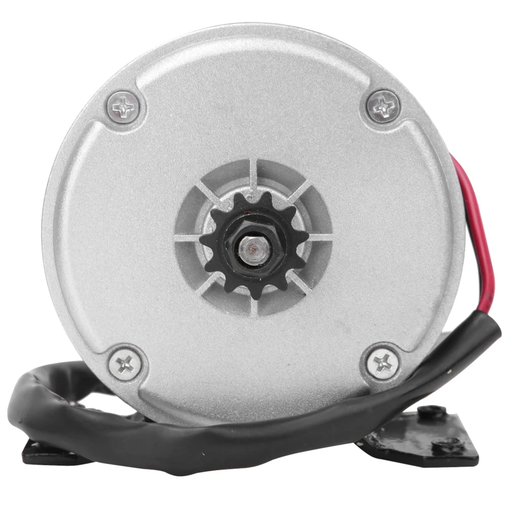 

MY1016 24V 250W High Speed Small Brush Motor with Belt Pulley Electric Scooter E Bike AccessoryMotor