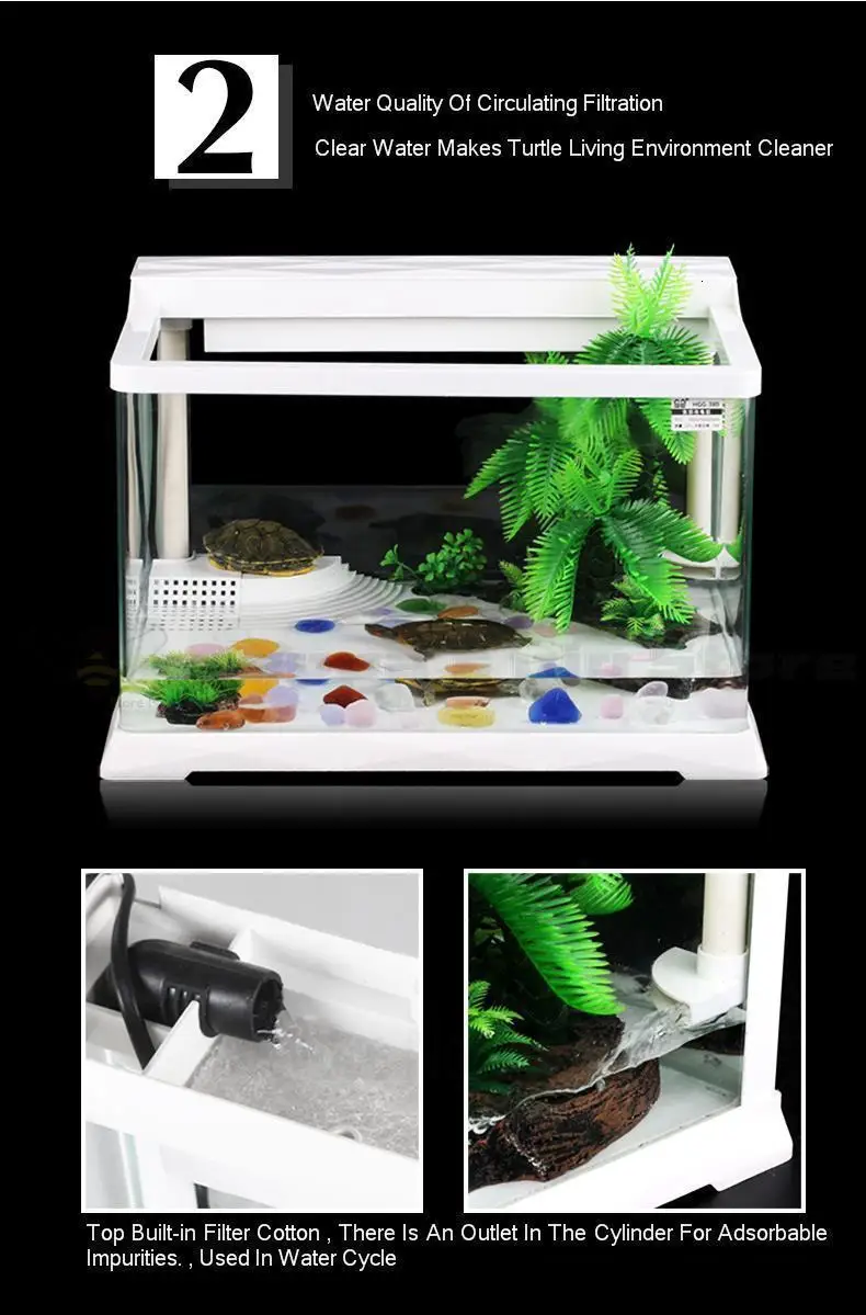 Креативная в виде черепахи Танк со специальным танк-амфибия для сушки черепах, черепах, виллы, стекла, маленьких рыб танков рептилий дома