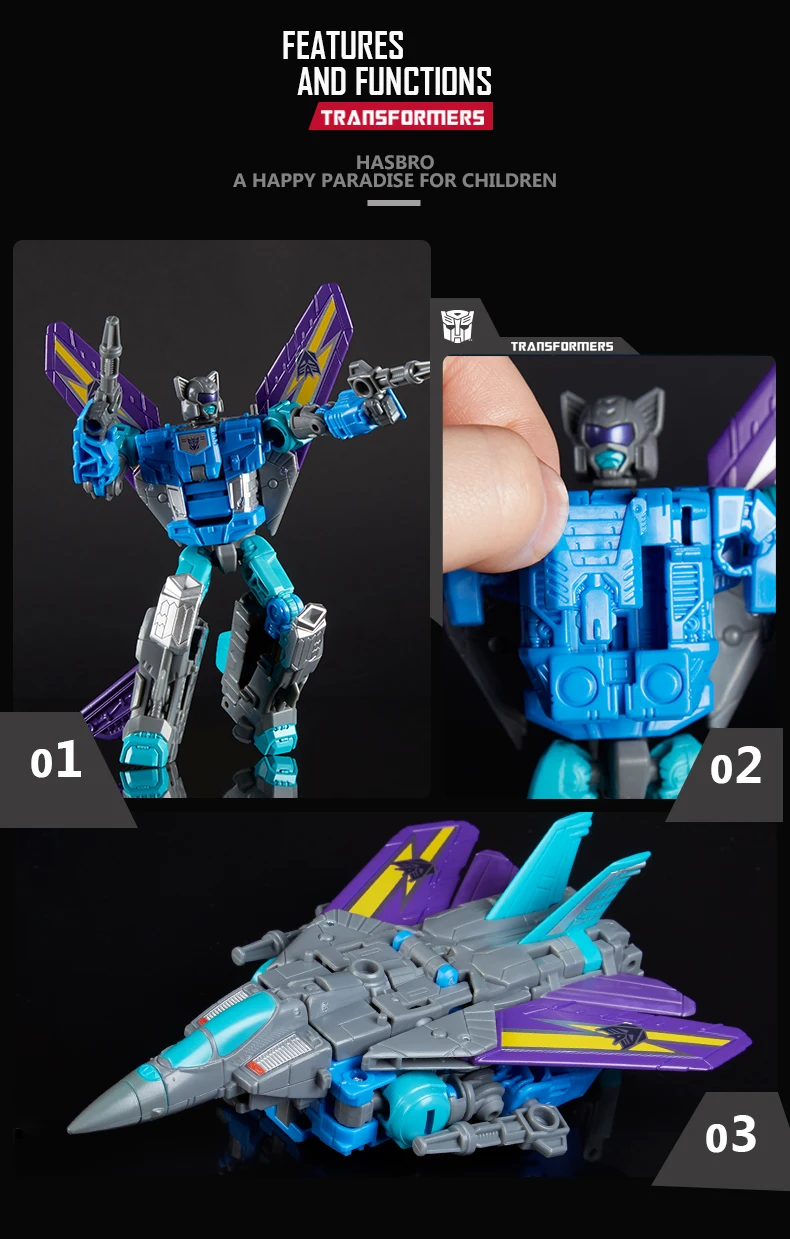 Hasbro Трансформеры поколения сила праймов класса люкс дредвин Blackwing Autobot фигурка Модель автомобиля игрушки