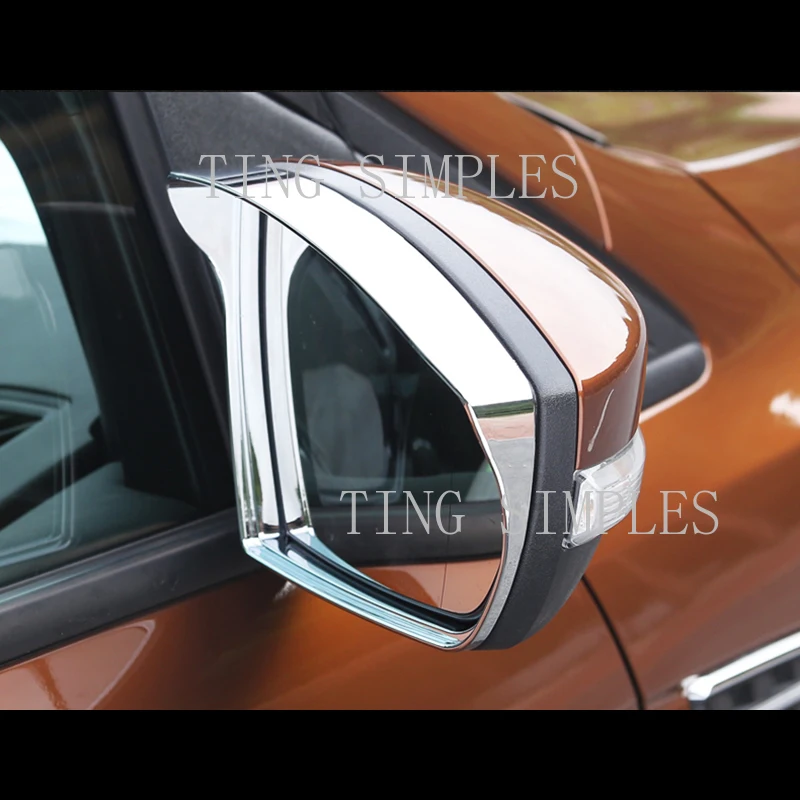 

2 шт., хромированные накладки на зеркало заднего вида для Ford Kuga Escape 2013 14 15 16 17