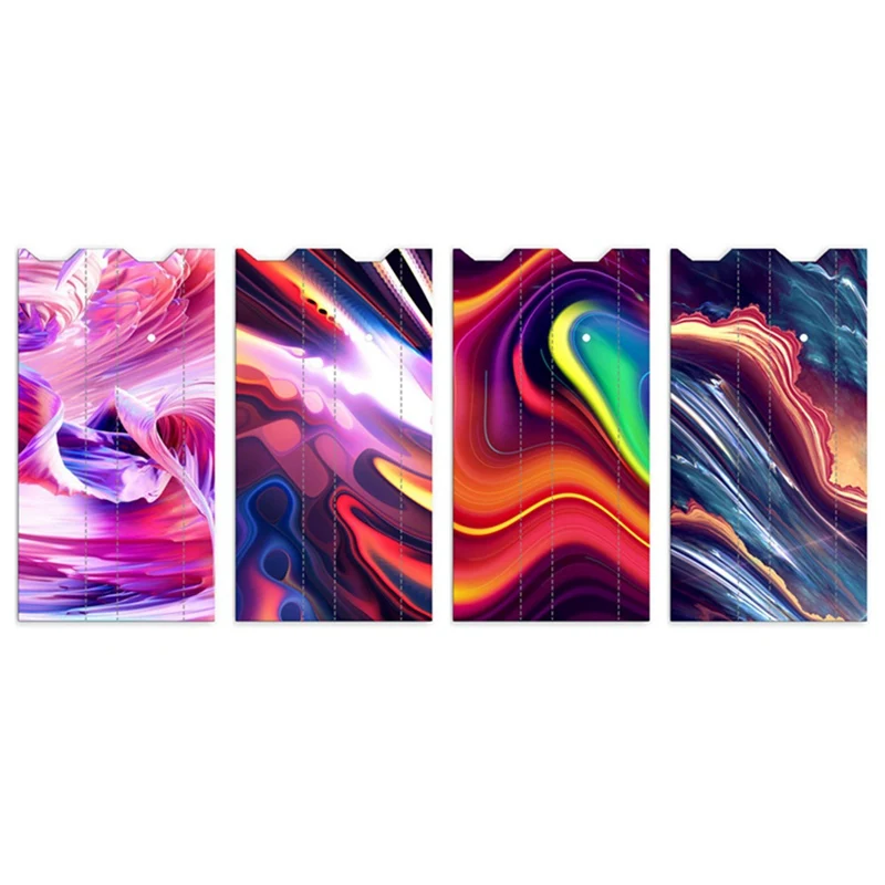 Цветная электронная сигарета Juul половина упаковки наклейка на тело защитный