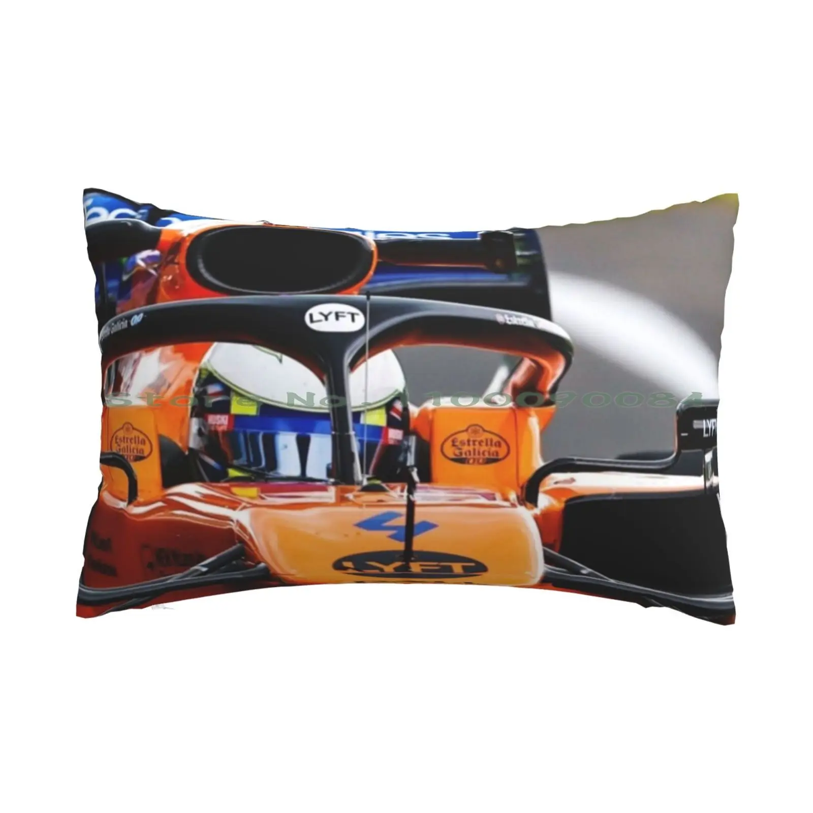 

Lando Norris Car Mclaren On Race Track Pillow Case 20x30 50*75 Sofa Bedroom Mclaren Orange Black Uk Britain Spain Alonso Racing