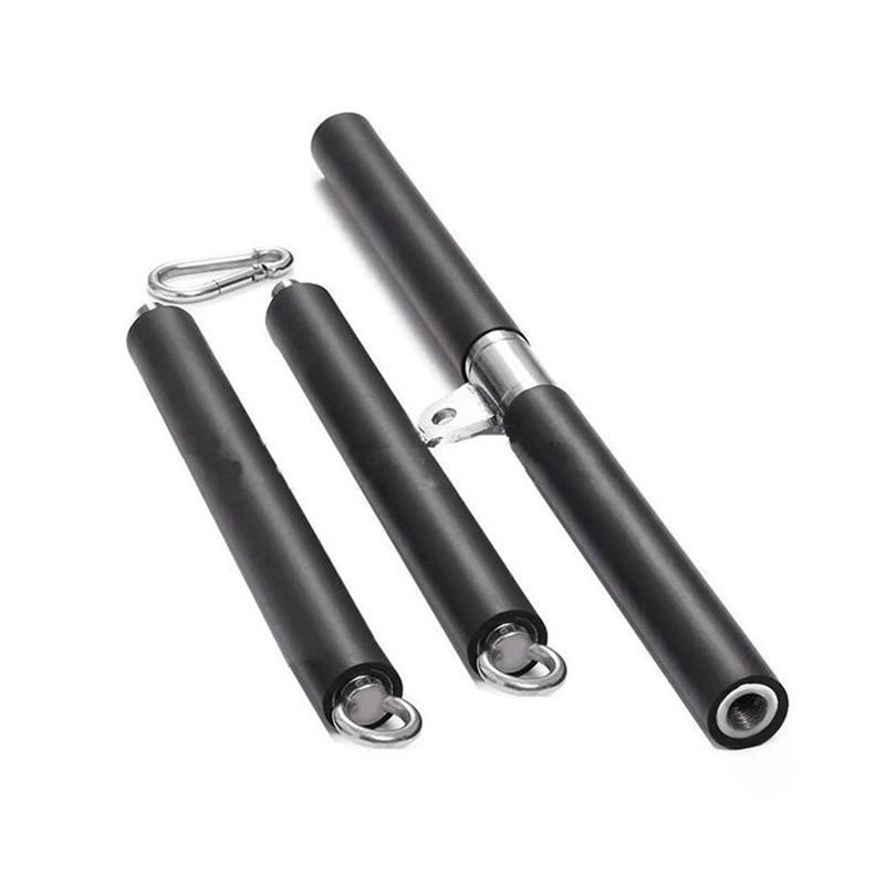 

Multifunction Adjustable LAT Pull Down Bar Cable Machine Attachment for Home Gym Bench Press Squat Workout