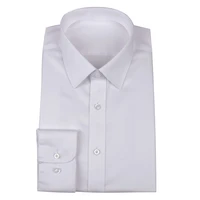 100s 2 ply luxury wrinkle free dress shirt custom 100 cotton white business dress shirts tailored chemises sur mesure de luxe