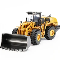 huina 150 dump truck excavator wheel loader diecast metal model construction vehicle toys for boys birthday gift static model