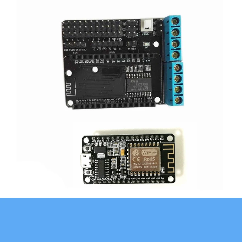 Плата для разработки NodeMCU + плата драйвера двигателя комплект управления шасси