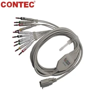 contec ekg cable 10 leads banana plug ecg cable 4 0 for ecg 90a100g300g600g1200g