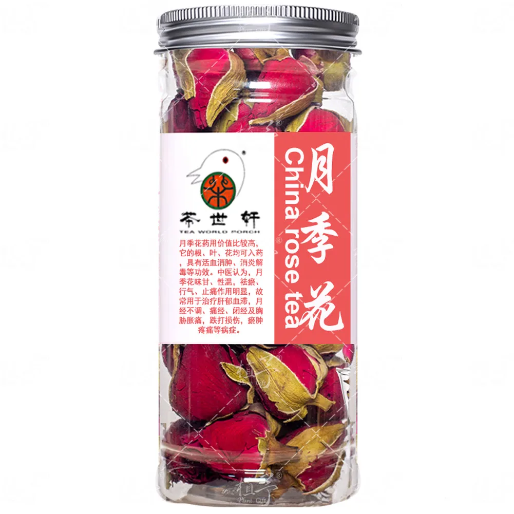 

50G Chinese Rose Flower Rose Bud Floral Dried Anti Aging Health Whitening Wrinkle Skin Care Mask Raw Materials Dry Tea