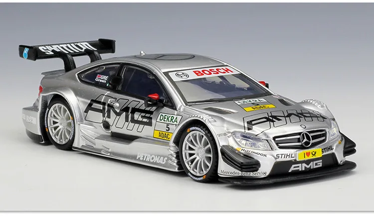 Bburago 1:32 Mercedes-бензамид Audi DTM снежный дракон мини DS WRC ралли гоночного сплава Модель сбора подарков