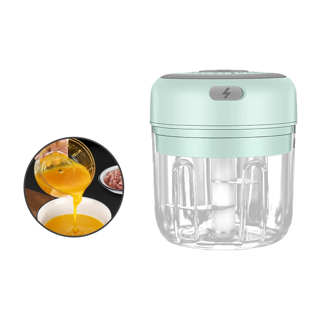 Электрическая чеснока давилка прочная тонкая USB зарядка для измельченного