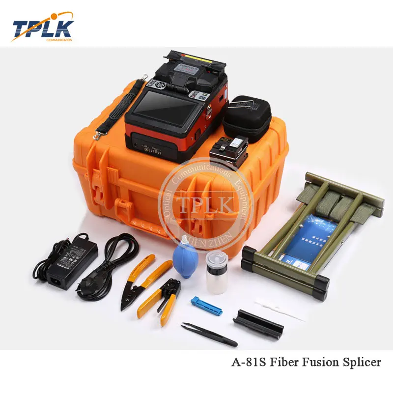 Лучшая цена A 81S полностью автоматическая волокно сварочный аппарат с оранжевыми