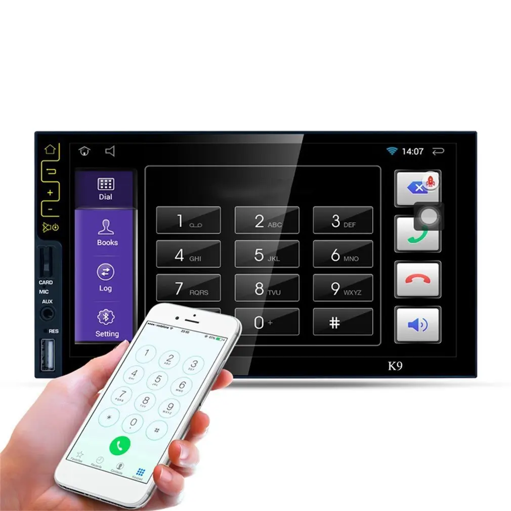 K9 7 &quotсенсорный емкостный экран для Android 5 1 плеер Автомобильный DVD Wifi Подключение