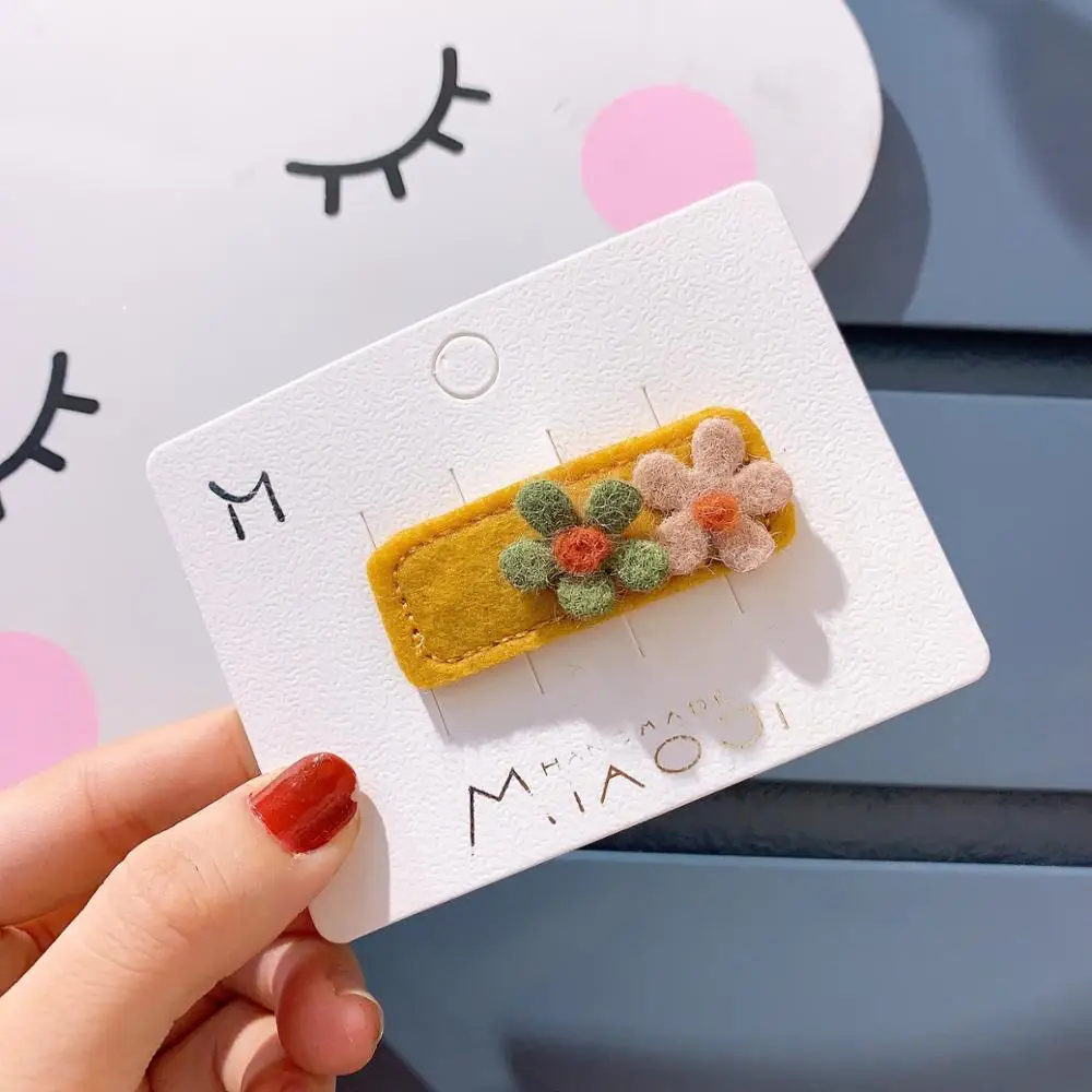 Распространена в Корейском стиле Стиль плюшевая повязка для волос заколки