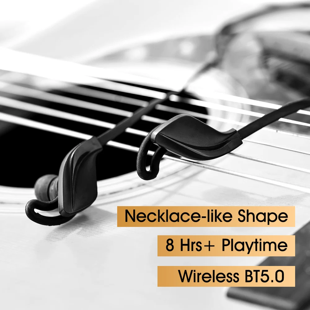 Bluetooth-наушники Andoer беспроводные с микрофоном для бега | Электроника