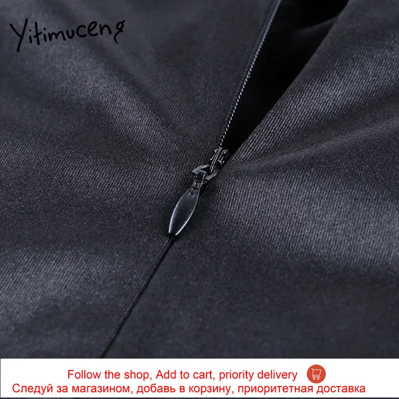 

Yitimuceng Sexy Spaghetti Strap Zipper Dress Mid-Calf Club Partty Red Summer 2021 Satin Backless Split Dresses Spliced Fashion