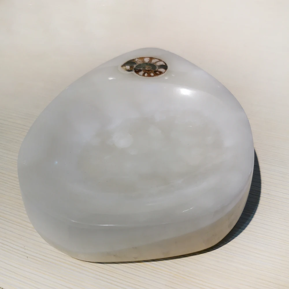 Ручной работы из природного афритового нефрита окаменевшая чаша Кварцевая