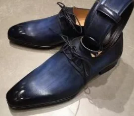 

Men PU Leather Fashion Shoes Low Heel Loafers Shoes Dress Shoes Brogue Shoes Spring Ankle Boots Vintage Classic Male CasualHA524