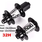 Ультралегкая ступица для горного велосипеда KOOZER XM490, алюминиевый сплав, 6 зажимов, 72 кольца, уплотнение, 4 подшипника, QR TA HG 283236, с отверстием