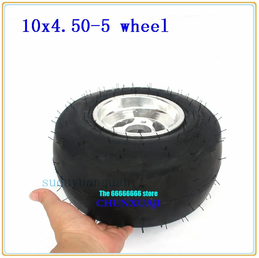 10x4.50-5 front or 11x7.10-5 rear wheel for Four Wheel GO KART KARTING ATV UTV Buggy Quad Vacuum tyre tire with rim |
