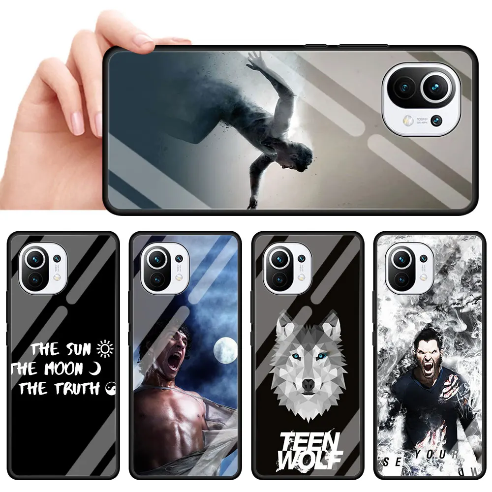 

Teen Wolf Glass Call Phone Case For Xiaomi Mi 10T Pro 11 Ultra 5G 9T Note 10 Lite 11 11i Poco X3 NFC Cover Coque