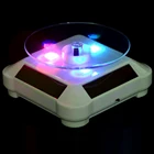 Поворотный дисплей на солнечной энергиибатарее, поворотный дисплей, светодиодный светильник для ювелирных часов, вращающийся на 360 градусов дисплей