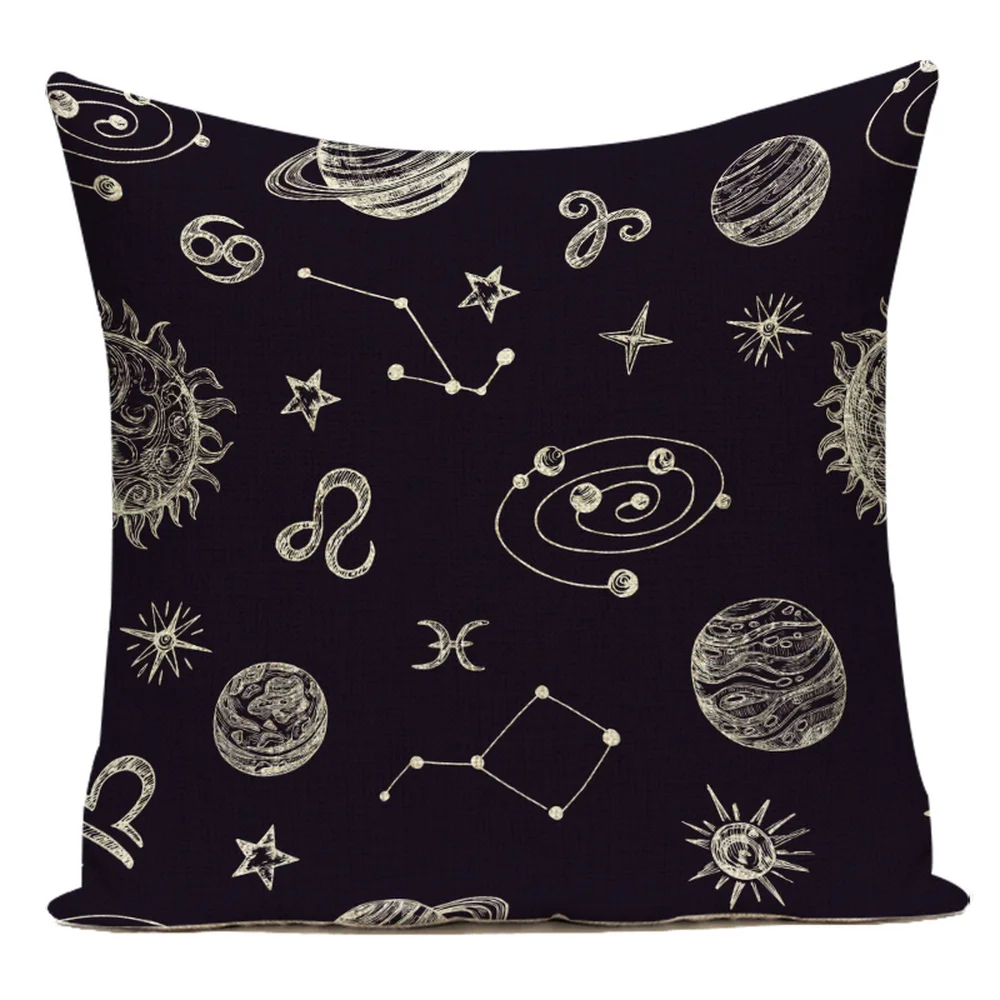 Космическая планета чехлы для подушек Вселенная звезда Декоративные Чехлы на