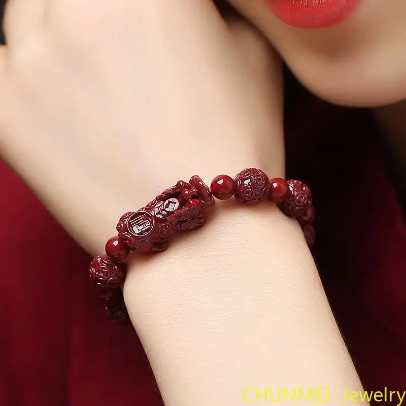 Женский браслет фиолетовое золото Cinnabar Money String оригинальный женский подарочный