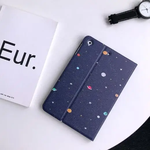 Чехол для iPad 2/3/4 A1460 подставка с автоматическим сном/пробуждением PU кожаный