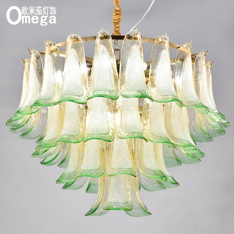 Постмодерн креативный светильник роскошная стеклянная люстра гостиная столовая