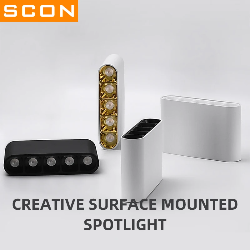 Креативный светильник SCON с поверхностным креплением светодиодный потолочный