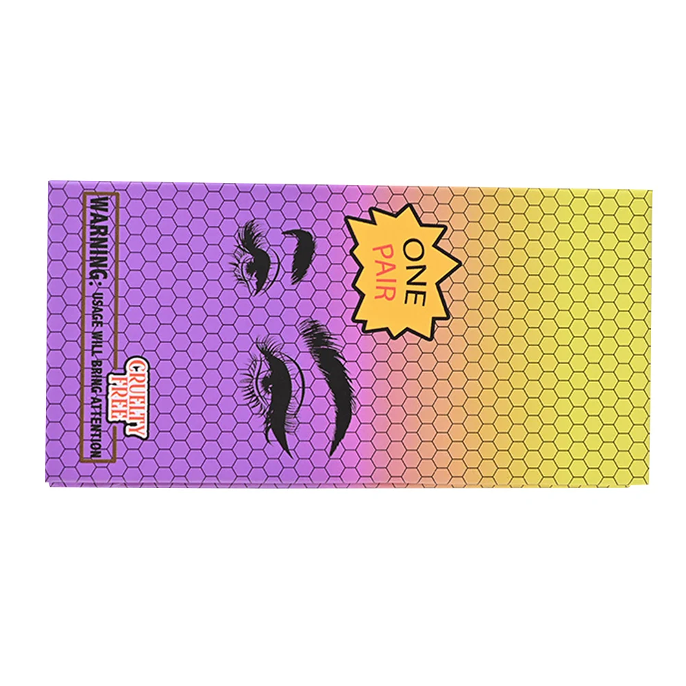 

10pcs Home Empty Case Storage False Lashes Eyelash Packaging Box Organizer Reusable Container Travel 3D Print Cosmetic