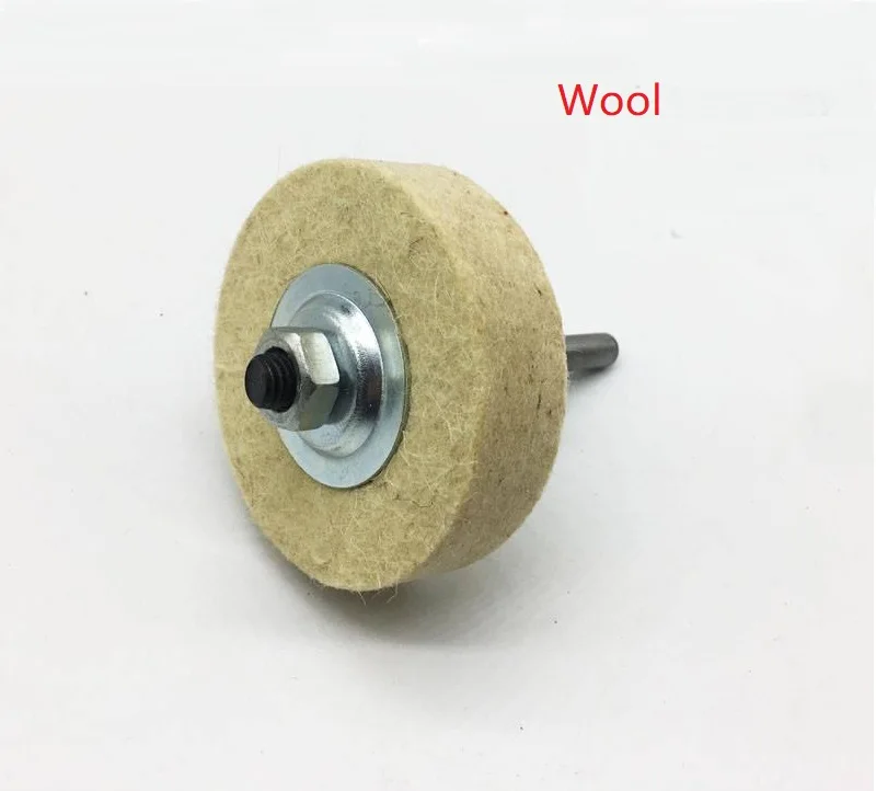 Новый 76x20 мм шерстяной войлок Полировка шлифовальный круг с 8 хвостовиком для