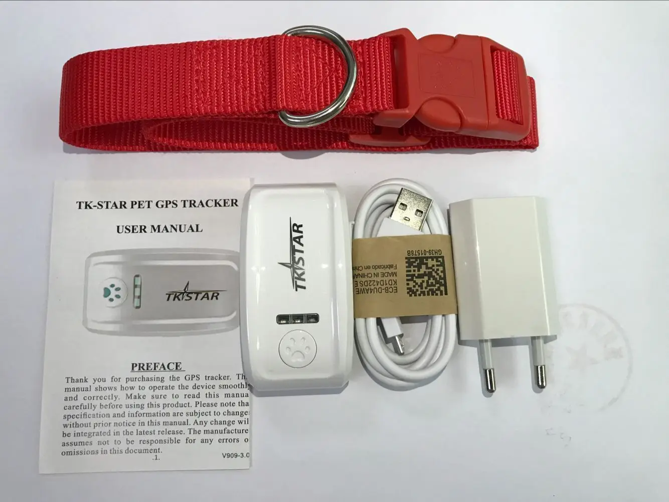 Tkstar Tk909 собака gps GSM GPRS трекер устройство определения местоположения gps устройство слежения с ошейником для собаки кошки Бесплатное отслеживание веб-приложений