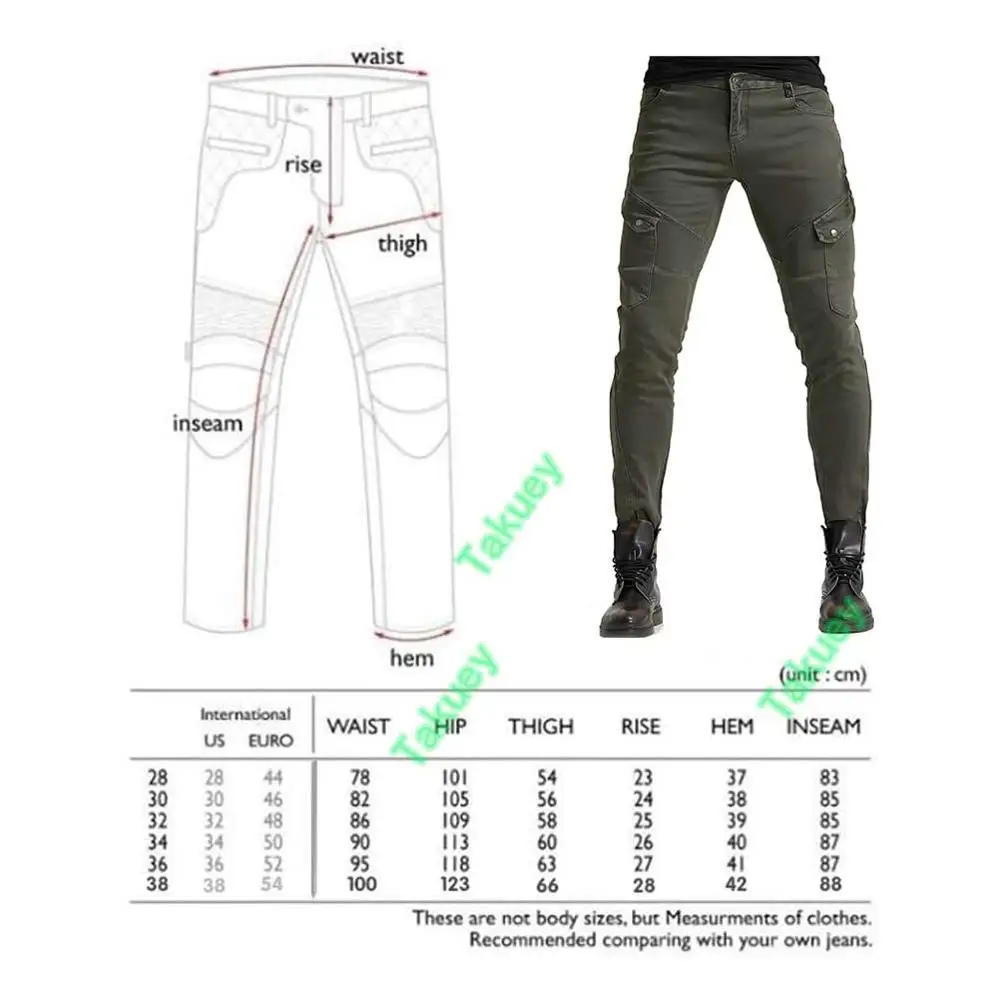 2020 мужские и женские мотоциклетные джинсы для езды 4 X CE Armor наколенники гонок