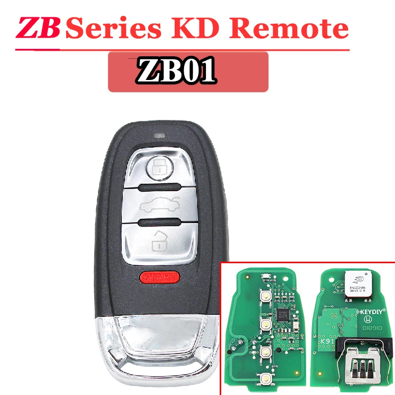 KEYDIY 4 кнопки ZB01 умный ключ без ключа Go ZB серии KD дистанционный для KD900 URG200 X2|Ключ от
