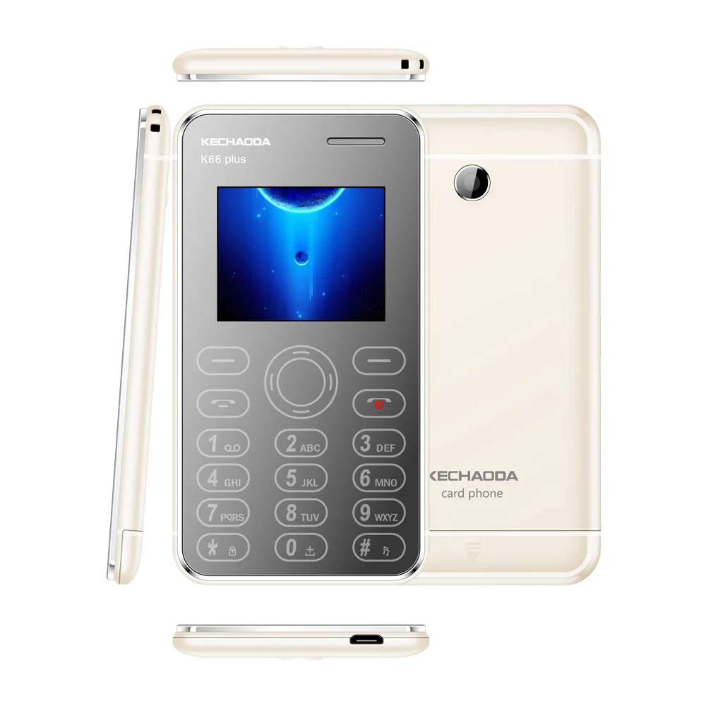 Sper тонкий карточный телефон Blueteach KECHAODA Monblie K66PLUS 1 8 &quotMTK6261DA 32MB 400mAh Dul Sim режим