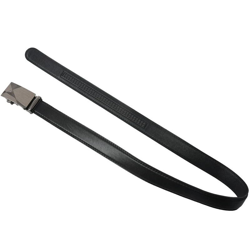 Роскошный черный кожаный Автоматический Мужской Повседневный Пояс поясной